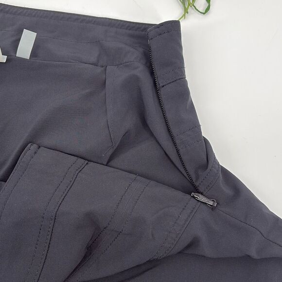 Athleta Everyday Skater Lightweight Skort Short  Side Zip Black Size 12 - Picture 8 of 12